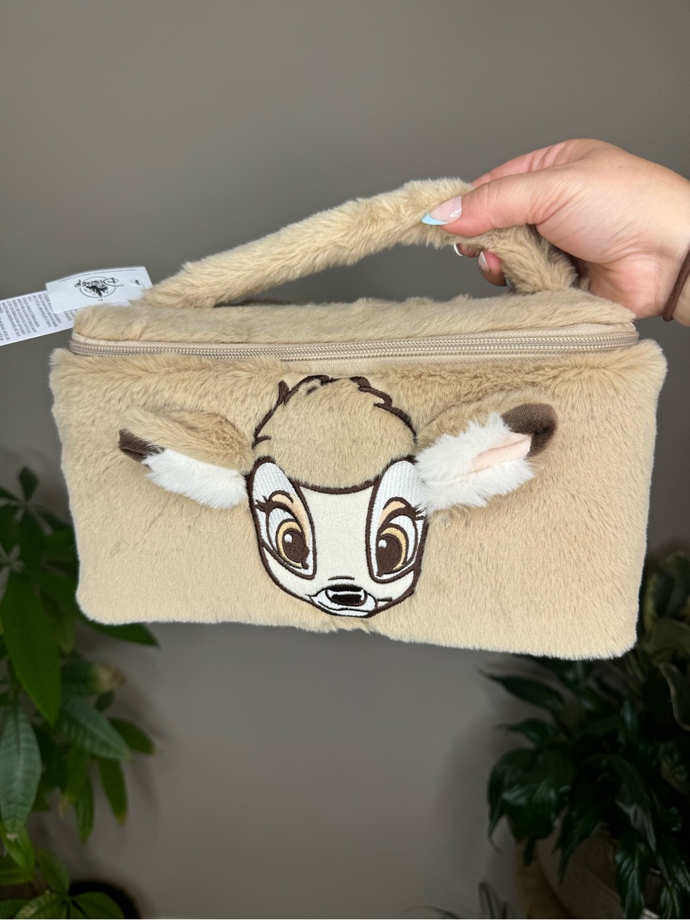 Disney Store Bambi Plush Insulated Lunch Bag Cooler NWT